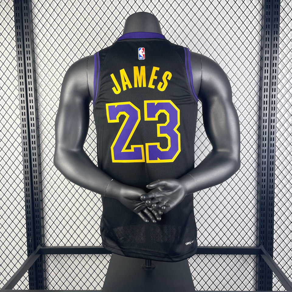 Camisa do Lakers 2024 - Uniforme 1- 23 JAMES