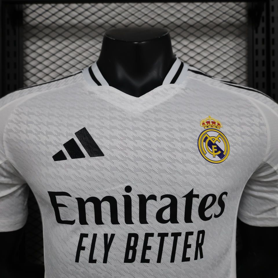 Camisa do Real Madrid VERSÃO JOGADOR - Uniforme 1 - 24/25 - MBAPPÉ 9