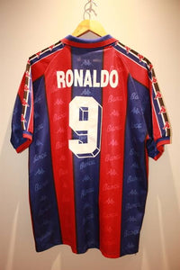 Camisa retrô do Barcelona 96/97 - RONALDO 9