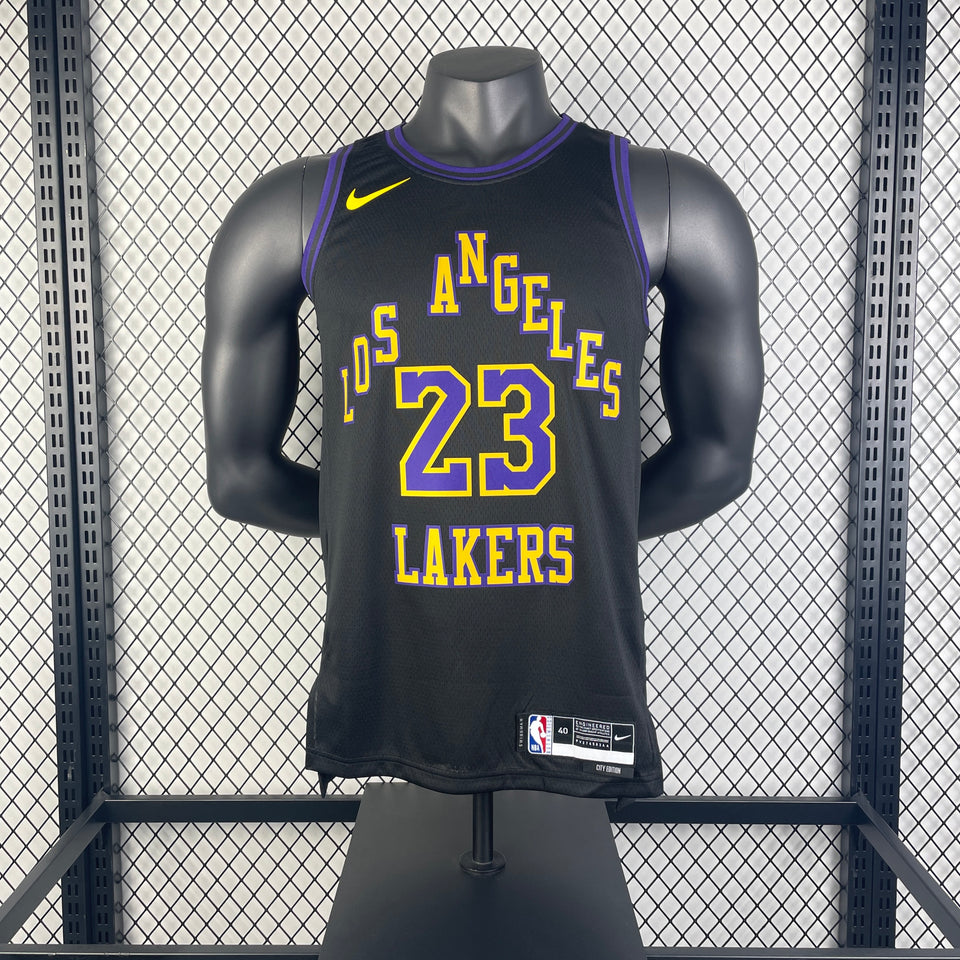 Camisa do Lakers 2024 - Uniforme 1- 23 JAMES