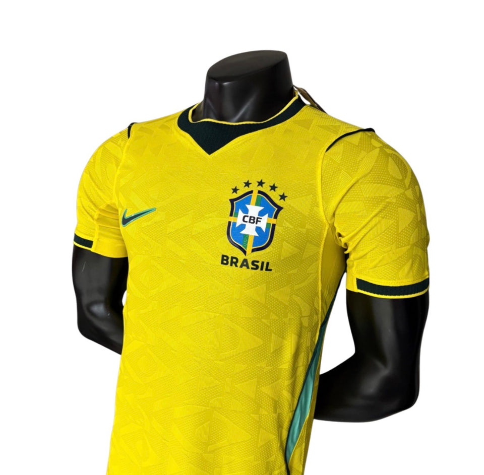 Camisa do Brasil COPA DO MUNDO 2026 - VERSÃO JOGADOR AMARELA