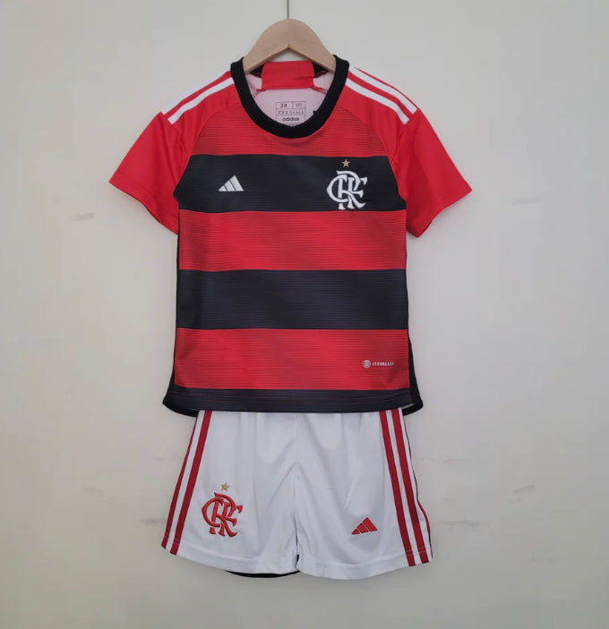 Kit Infantil do Flamengo- Uniforme 1 - 23/24