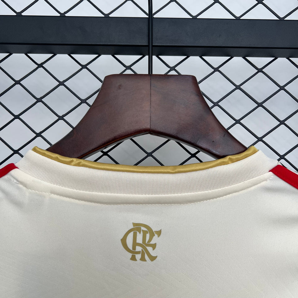 Camisa do Flamengo bege feminina  - Uniforme 3 - 25/26