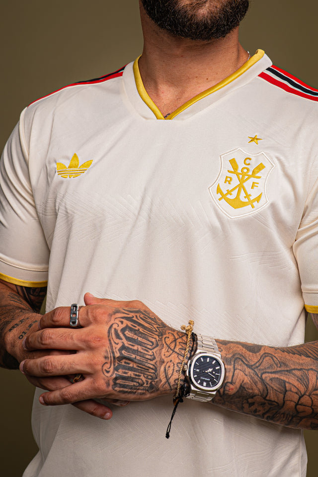 Camisa do Flamengo bege  - Uniforme 3 - 25/26
