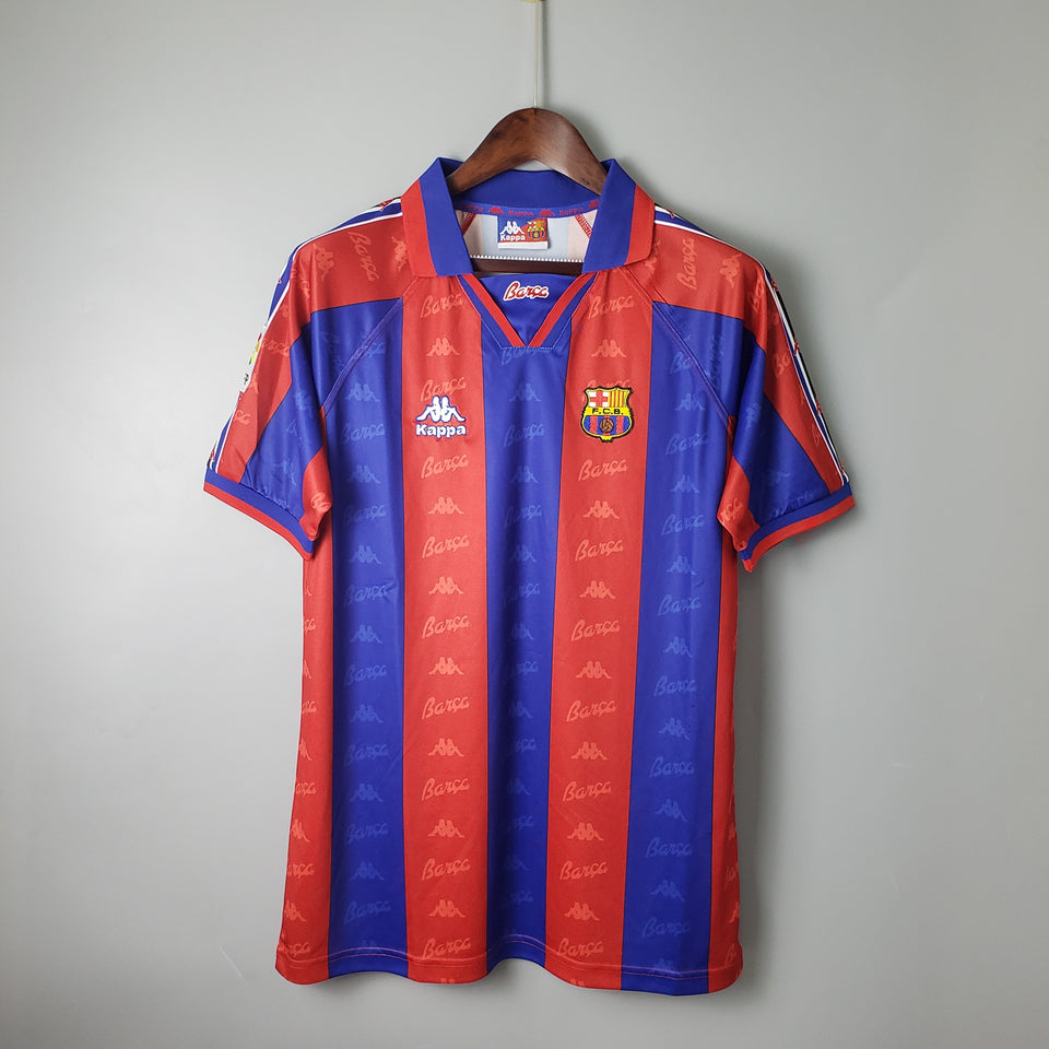 Camisa retrô do Barcelona 96/97 - RONALDO 9