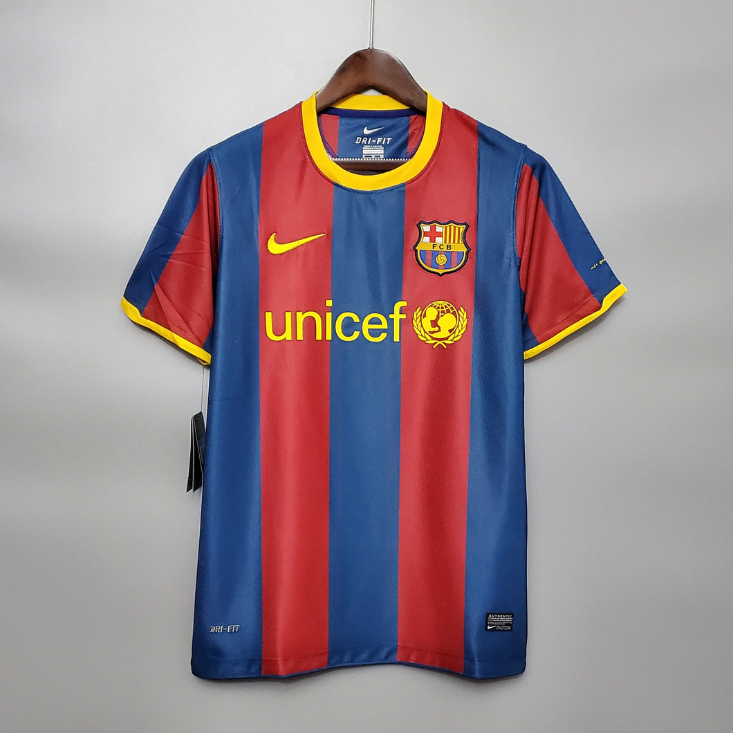 Camisa retrô do Barcelona 2010 - MESSI 10