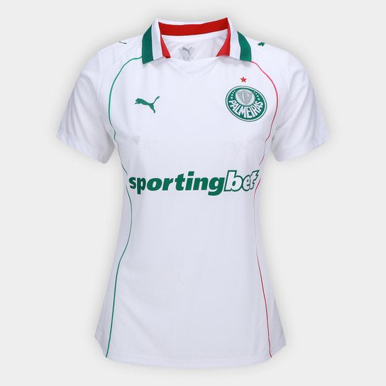 Camisa do Palmeiras feminina - Uniforme 2 branca 26/27