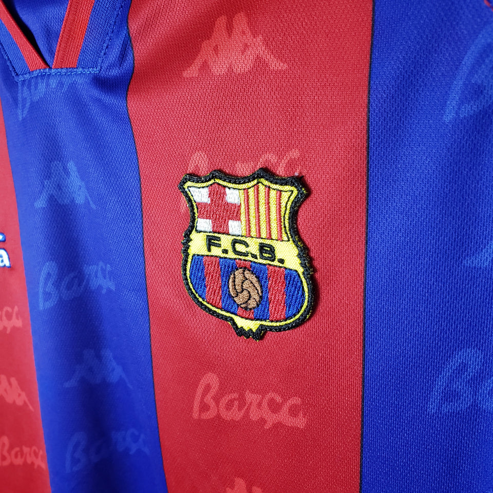 Camisa retrô do Barcelona 96/97 - RONALDO 9