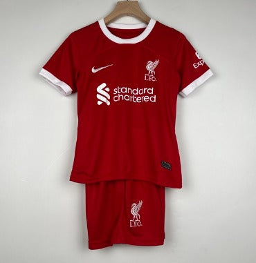 Kit Infantil do Liverpool - 23/24 - uniforme 1