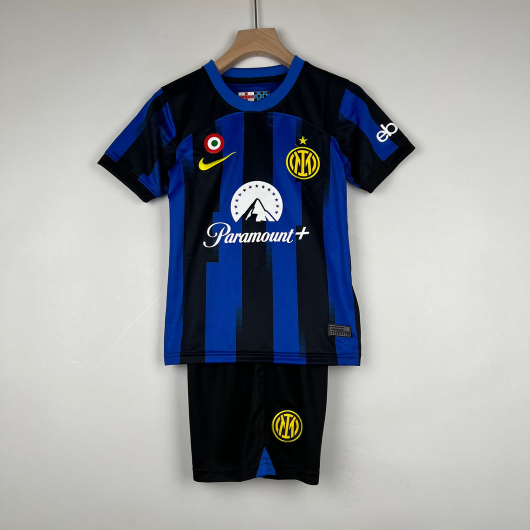 Kit Infantil da Inter de Milão 23/24 - uniforme 1