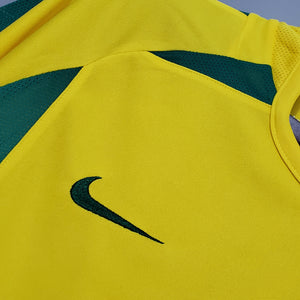 Camisa retrô do Brasil - Copa do Mundo 2002