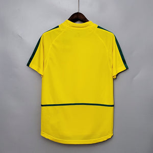 Camisa retrô do Brasil - Copa do Mundo 2002