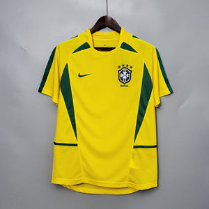 Camisa retrô do Brasil - Copa do Mundo 2002