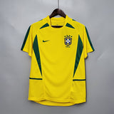 Camisa retrô do Brasil - Copa do Mundo 2002