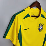 Camisa retrô do Brasil - Copa do Mundo 2002