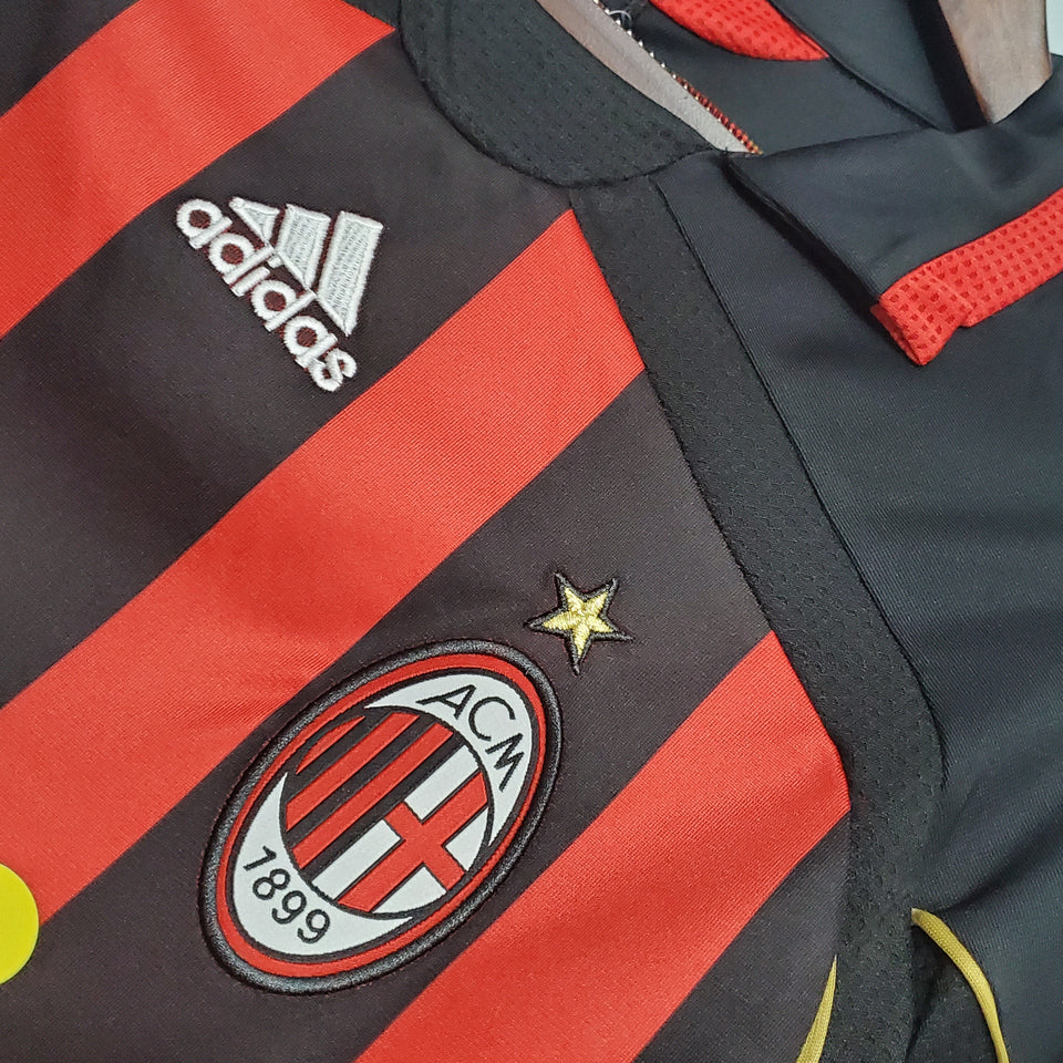 Camisa retrô do Milan 2006/2007 - KAKÁ 22