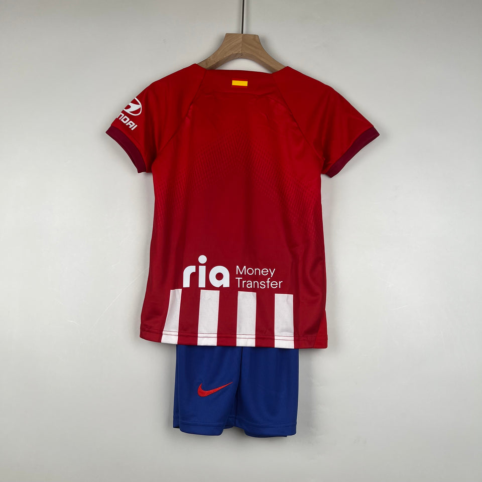 Kit Infantil do Atlético de Madrid 23/24 - uniforme 1