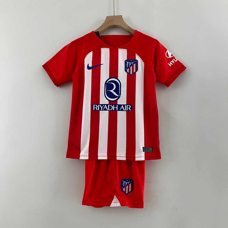 Kit Infantil do Atlético de Madrid 23/24 - uniforme 1