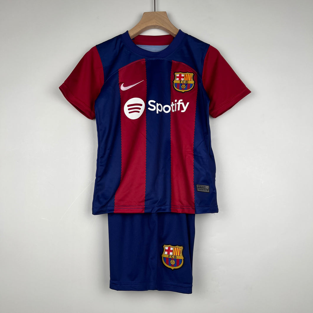 Kit Infantil do Barcelona 23/24 - uniforme 1