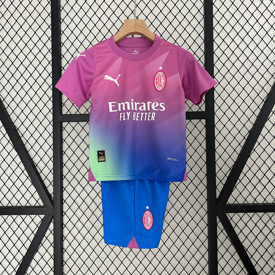 Kit Infantil do Milan 23/24 - uniforme 2