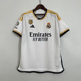 Camisa do Real Madrid - Uniforme 1 - 23/24 - VINI JR. 7 + PATCHS