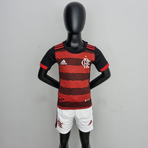 Conjunto infantil do Flamengo - Uniforme 1 - 22/23