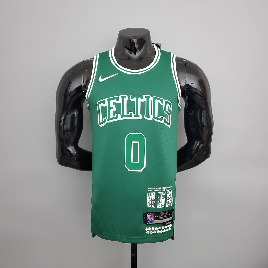 Camisa do Boston Celtics 2022 - Uniforme 1 - 0 TATUM