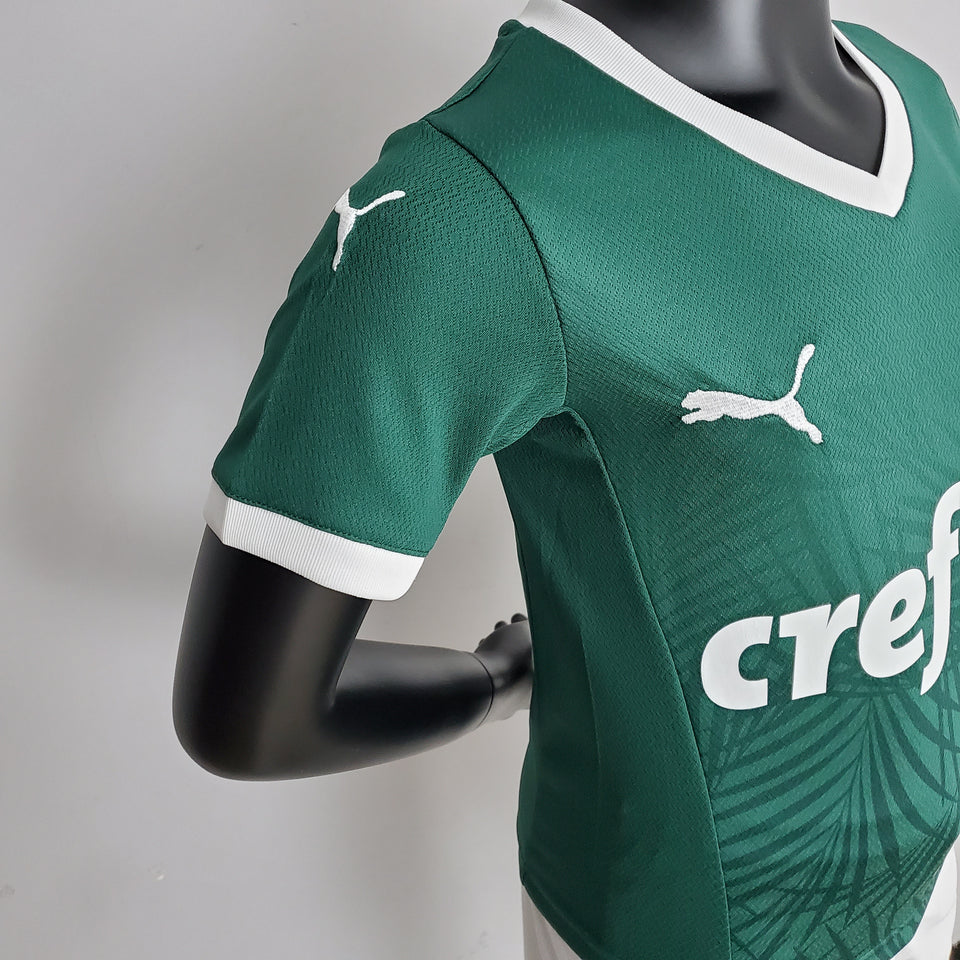 Conjunto infantil do Palmeiras - Uniforme 1 - 22/23