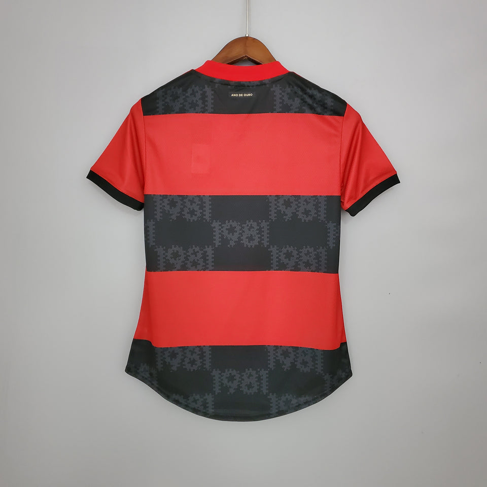 Camisa feminina do Flamengo - Uniforme 1 - 21/22