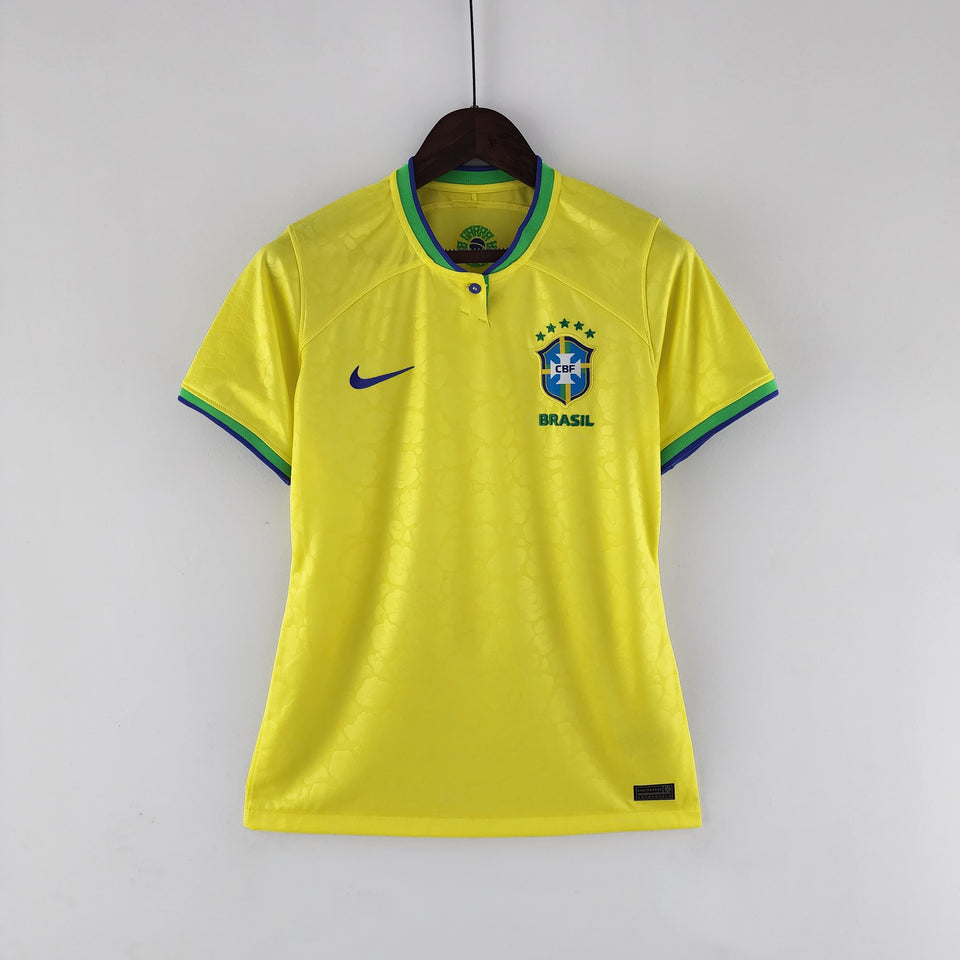 Camisa do Brasil COPA DO MUNDO 2022 - Feminina - Uniforme 1