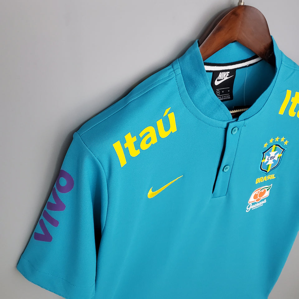 Camisa do Brasil - Uniforme de viagem- 21/22