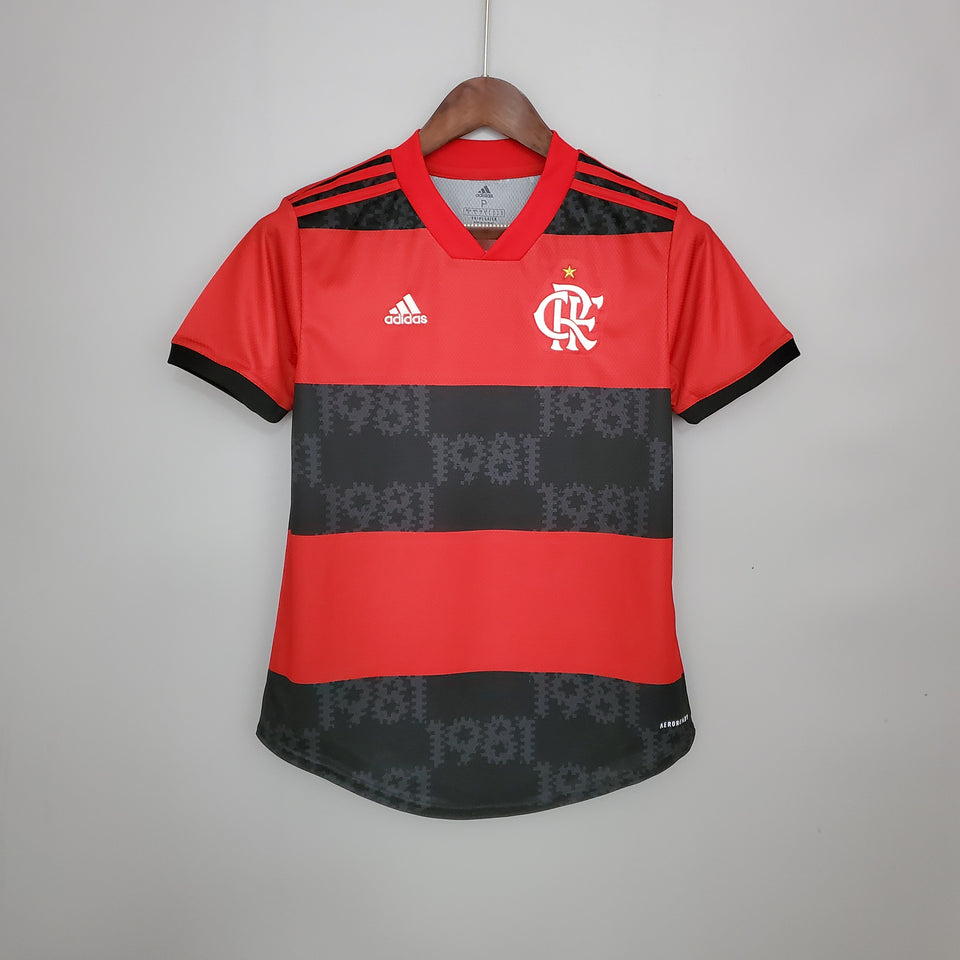 Camisa feminina do Flamengo - Uniforme 1 - 21/22