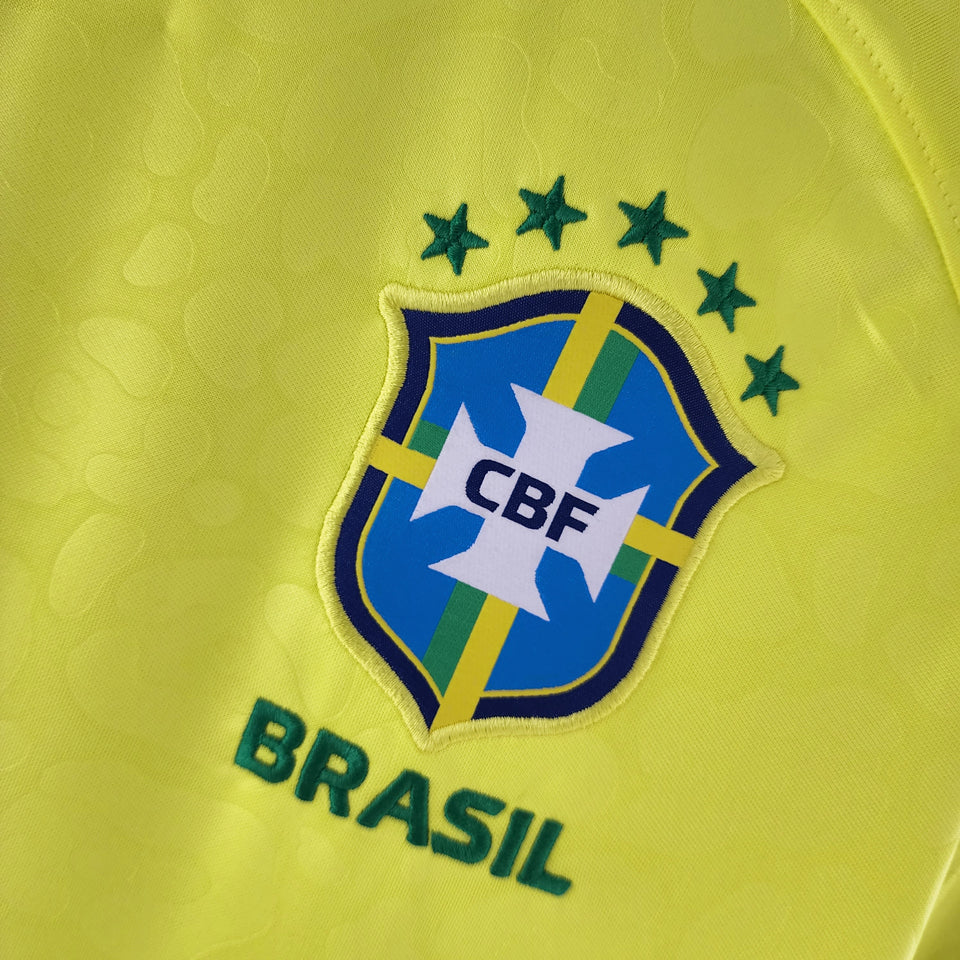 Camiseta 1ª Brasil Mundial 2018 Neymar Amarillo