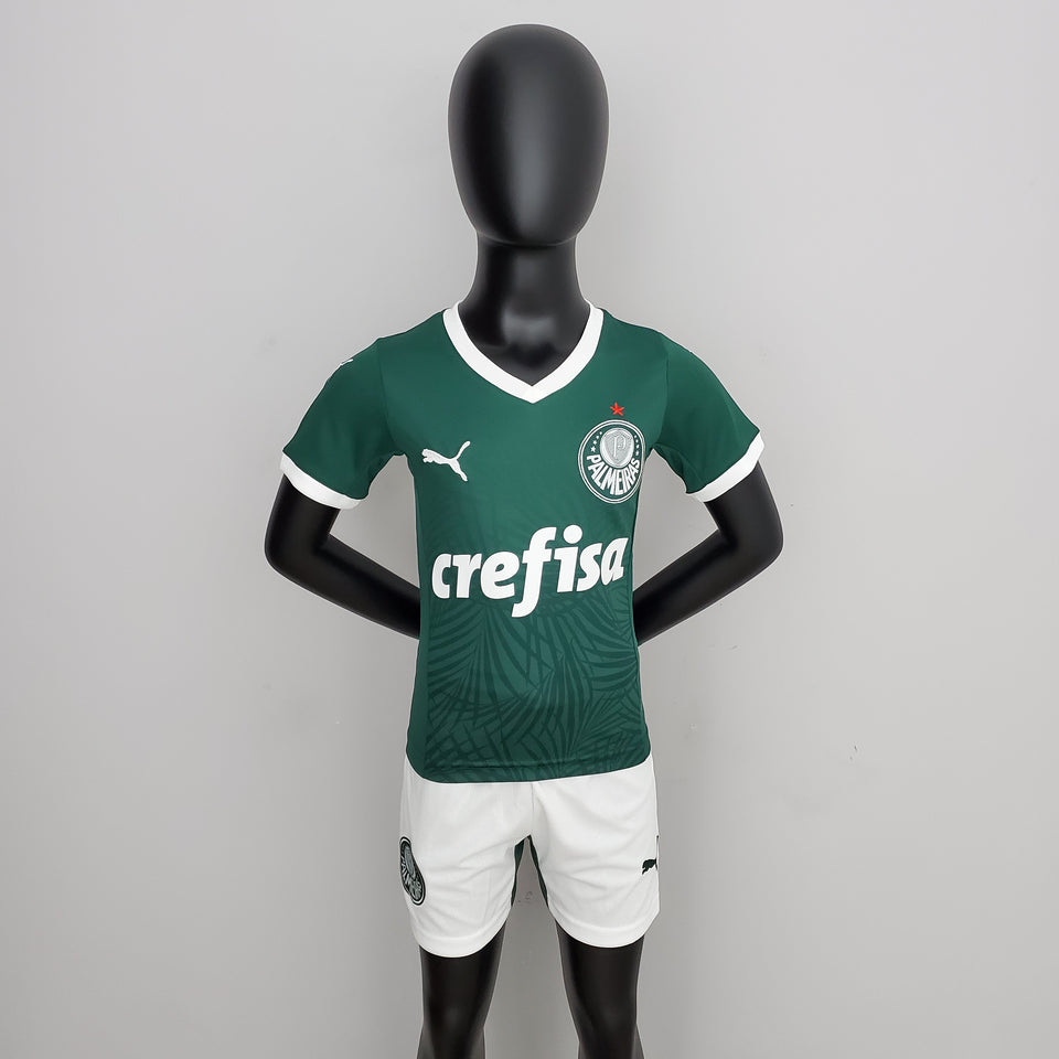 Conjunto infantil do Palmeiras - Uniforme 1 - 22/23