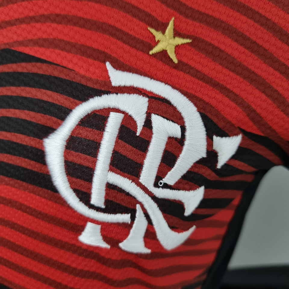 Conjunto infantil do Flamengo - Uniforme 1 - 22/23