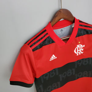 Camisa feminina do Flamengo - Uniforme 1 - 21/22