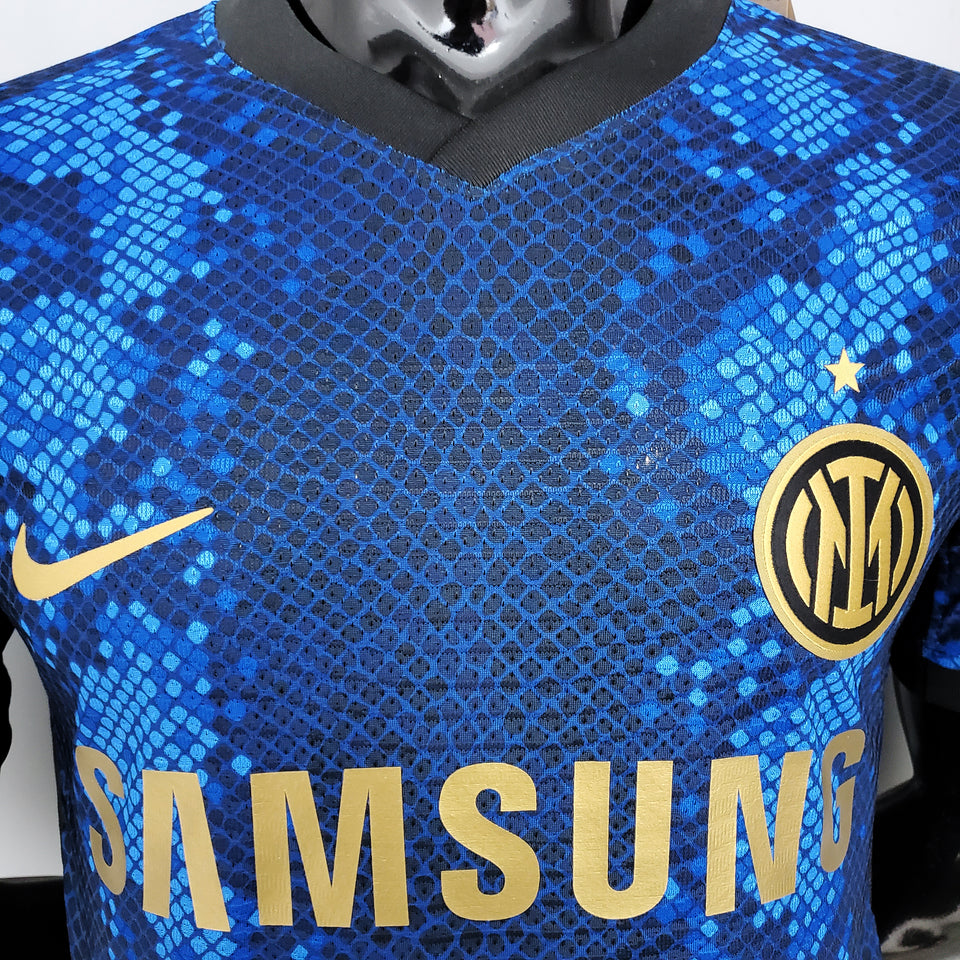 Camisa da Inter de Milão VERSÃO JOGADOR - Uniforme 1- 2021