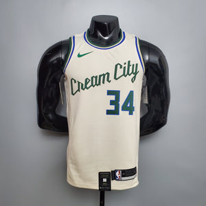 Camisa do Milwaukee Bucks 2022 - Uniforme 1 - 34 Antetokounmpo