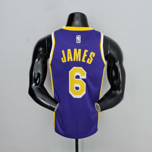 Camisa do Lakers 2022 - Uniforme 2- 6 JAMES