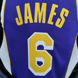 Camisa do Lakers 2022 - Uniforme 2- 6 JAMES