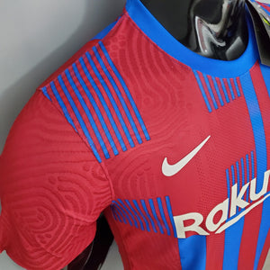 Camisa do Barcelona VERSÃO JOGADOR - Uniforme 1 - 21/22