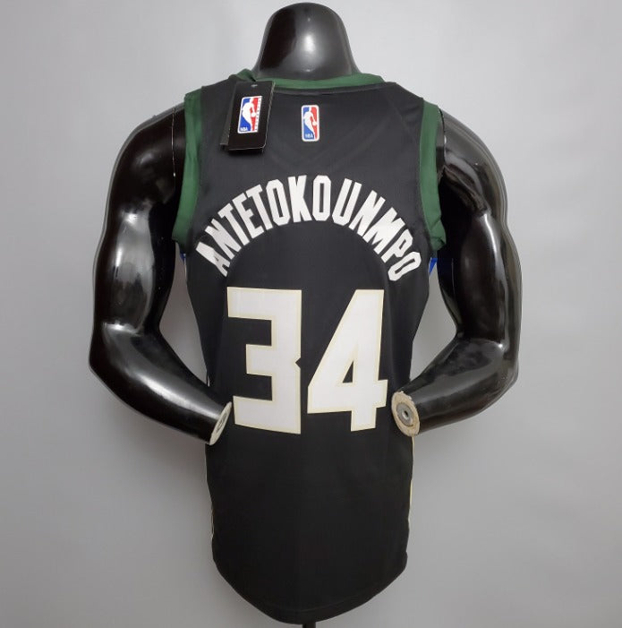 Camisa do Milwaukee Bucks 2022 - Uniforme 2 - 34 Antetokounmpo