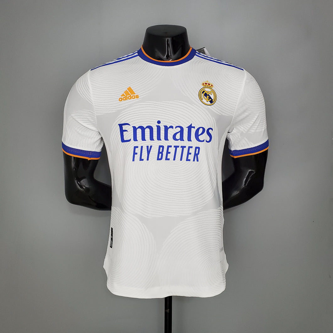 Camisa do Real Madrid VERSÃO JOGADOR - Uniforme 1 - 21/22