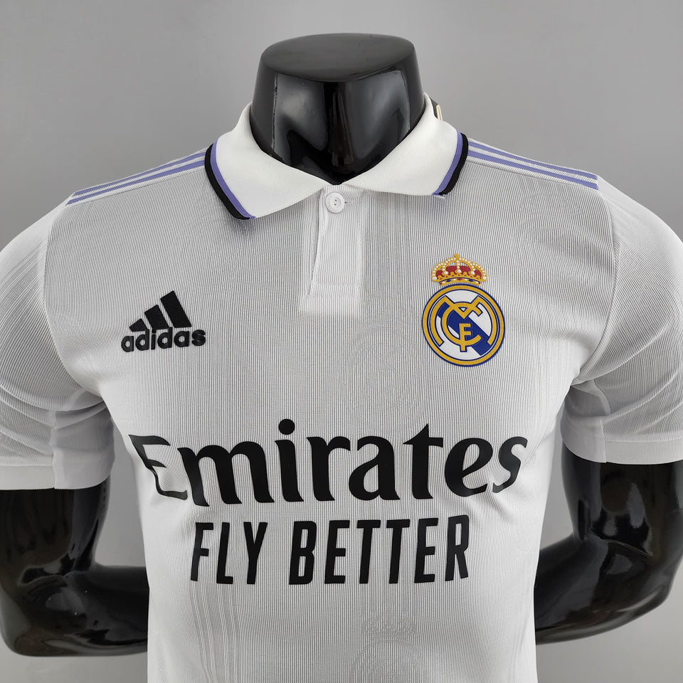 Camisa do Real Madrid VERSÃO JOGADOR - Uniforme 1 - 22/23