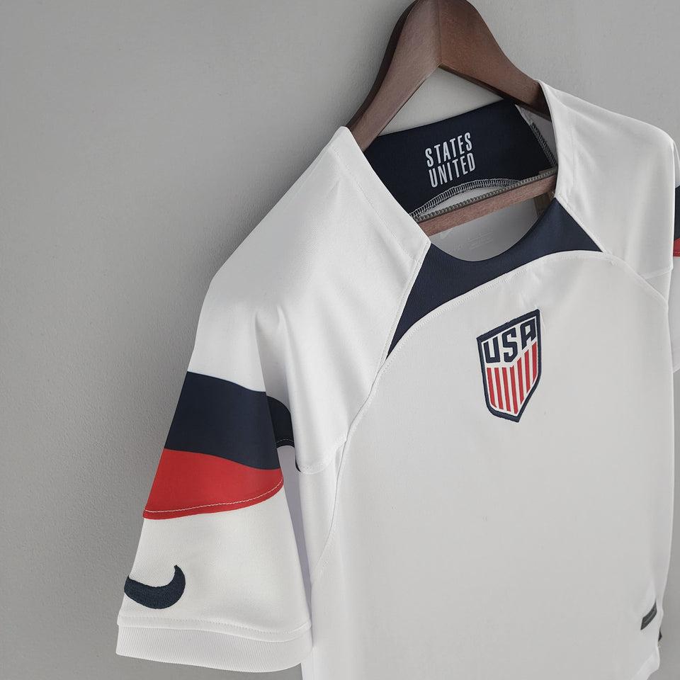 Camisa dos Estados Unidos - COPA DO MUNDO 22- Uniforme 2