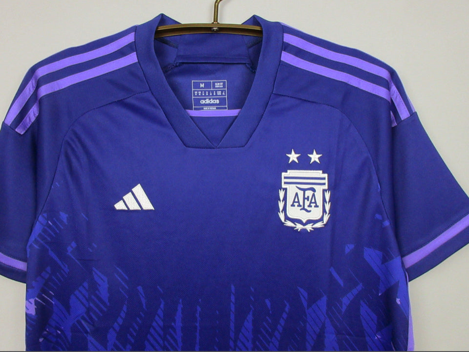 Camisa da Argentina COPA DO MUNDO 22- Uniforme 2