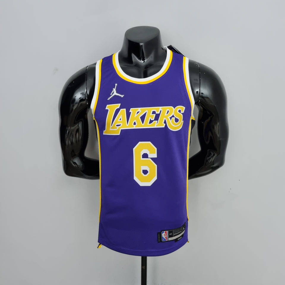 Camisa do Lakers 2022 - Uniforme 2- 6 JAMES